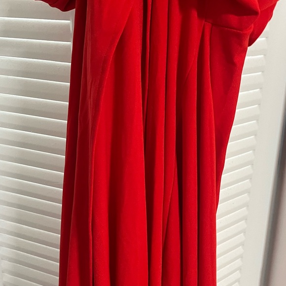 RoMagic Strapless Red Dress M - Picture 5 of 9